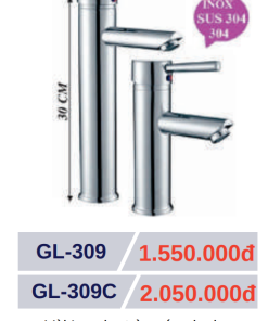 Vòi lavabo nóng lạnh GOLICAA GL-309C - 6 Vòi lavabo nóng lạnh GOLICAA GL-309C - 5