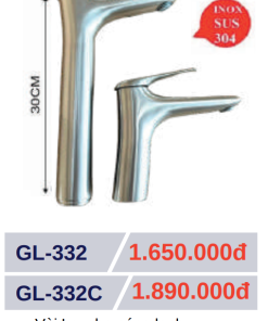 Vòi lavabo nóng lạnh GOLICAA GL-332 - 5