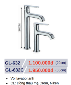 Vòi lavabo lạnh GOLICAA GL-632 - 8 Vòi lavabo lạnh GOLICAA GL-632 - 7