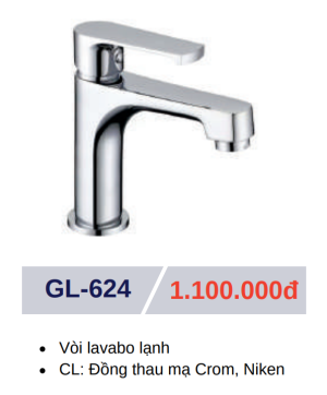 Vòi lavabo lạnh GOLICAA GL-624 - 5