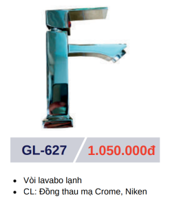 Vòi lavabo lạnh GOLICAA GL-627 - 6 Vòi lavabo lạnh GOLICAA GL-627 - 5