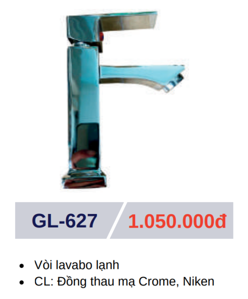Vòi lavabo lạnh GOLICAA GL-627 - 3