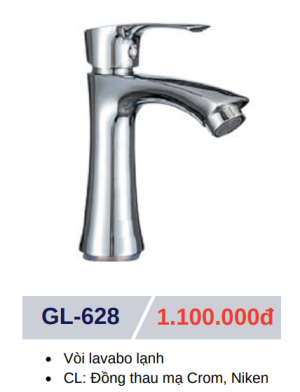 Vòi lavabo lạnh GOLICAA GL-631 - 7