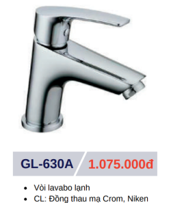 Vòi lavabo lạnh GOLICAA GL-630A - 5