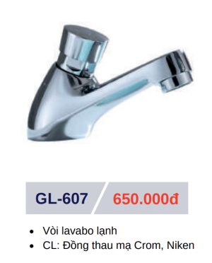 Vòi lavabo lạnh GOLICAA GL-607 - 9