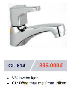 Vòi lavabo lạnh GOLICAA GL-614 - 6 Vòi lavabo lạnh GOLICAA GL-614 - 5