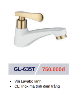 Vòi lavabo lạnh GOLICAA GL-635T - 7