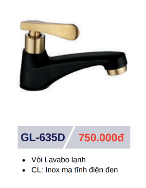 Vòi lavabo lạnh GOLICAA GL-635D - 7