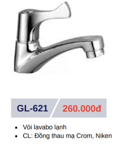 Vòi lavabo lạnh GOLICAA GL-621 - 6 Vòi lavabo lạnh GOLICAA GL-621 - 5