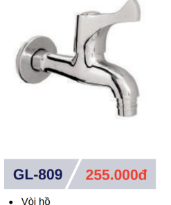 Vòi Hồ GOLICAA GL-809 - 5