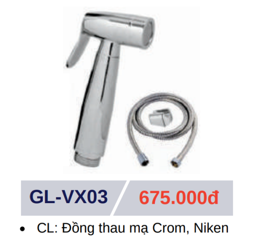 Vòi Xịt Vệ Sinh GOLICAA GL-VX03 - 3