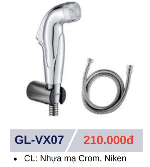 Vòi Xịt Vệ Sinh GOLICAA GL-VX07 - 3