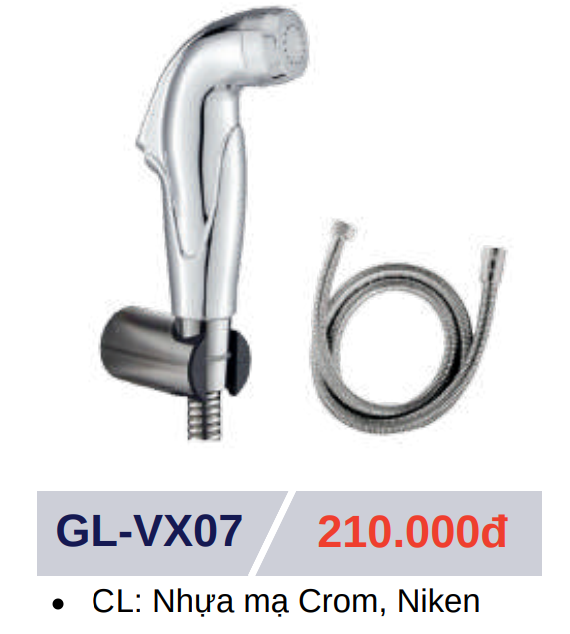 Vòi Xịt Vệ Sinh GOLICAA GL-VX07