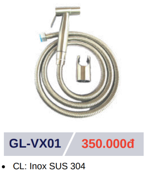 Vòi xịt vệ sinh GOLICAA GL-VX01 - 5