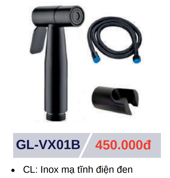 Vòi Xịt Vệ Sinh GOLICAA GL-VX01B