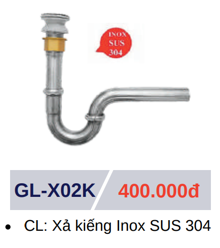 Xả lavabo GOLICAA GL-X02K