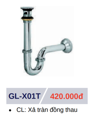 Xả lavabo GOLICAA GL-X01T - 7