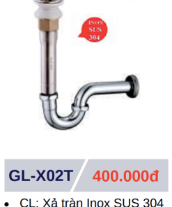 Xả lavabo GOLICAA GL-X02T - 6 Xả lavabo GOLICAA GL-X02T - 5