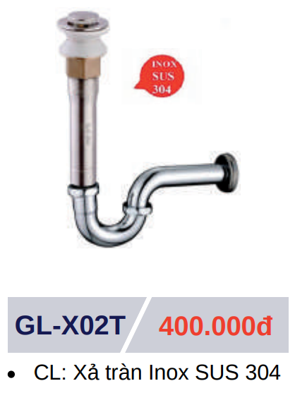 Xả lavabo GOLICAA GL-X02T