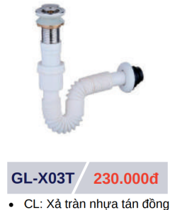 Xả lavabo GOLICAA GL-X03T - 6 Xả lavabo GOLICAA GL-X03T - 5