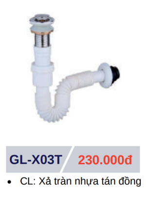 Xả lavabo GOLICAA GL-X03T - 5