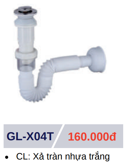 Xả lavabo GOLICAA GL-X04T