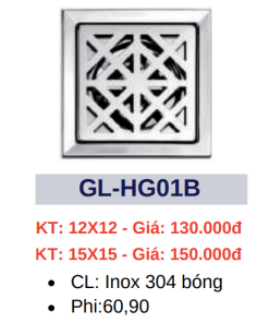 Hố Ga Thoát Sàn Chống Hôi GOLICAA GL-HG01B - 5
