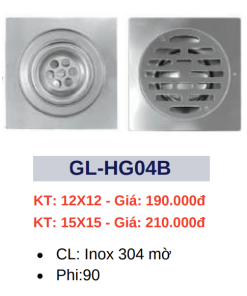 Hố ga thoát sàn GOLICAA GL-HG04B - 5