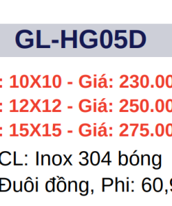 Hố ga thoát sàn GOLICAA GL-HG05D - 5