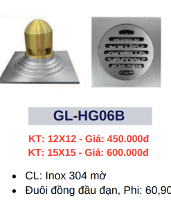 Hố ga thoát sàn GOLICAA GL-HG06B - 7