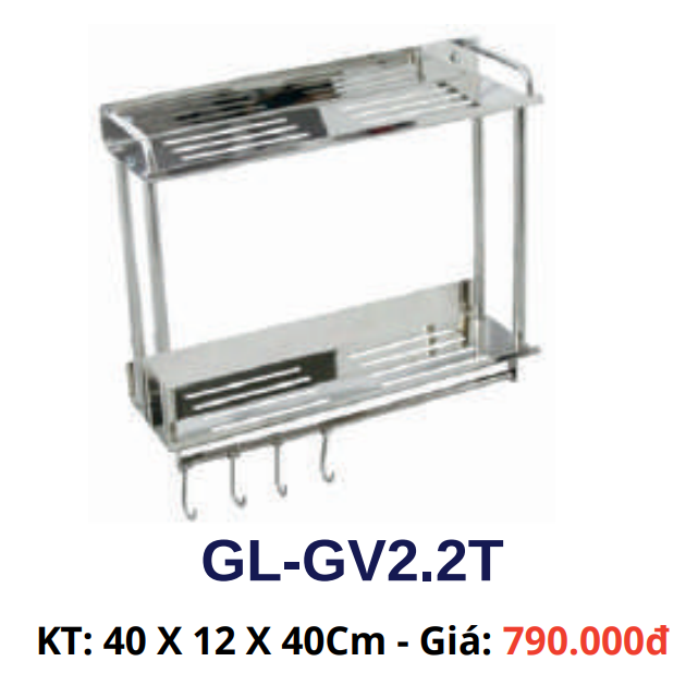 Kệ gia vị GOLICAA GL-GV2.2T