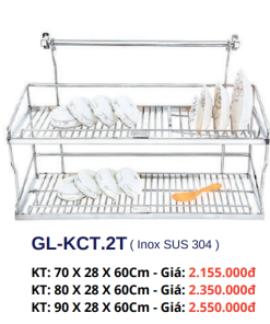 Kệ chén treo GOLICAA GL-KCT.2T - 5