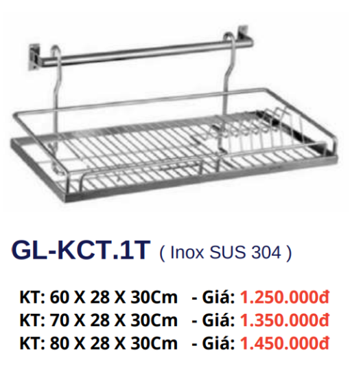 Kệ chén treo GOLICAA GL-KCT.1T - 3