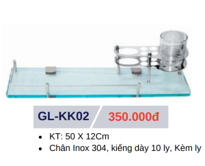 Kệ kiếng GOLICAA GL-KK02 - 7
