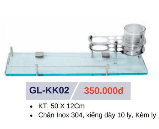 Kệ kiếng GOLICAA GL-KK02 - 3