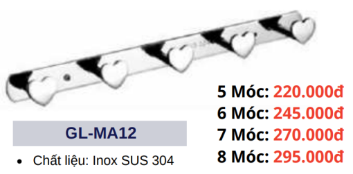 Móc áo GOLICAA GL-MA12 - 3