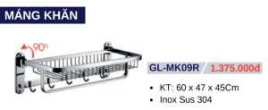 Máng khăn GOLICAA GL-MK09R - 7