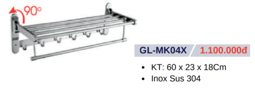 Máng khăn GOLICAA GL-MK04X - 3