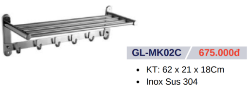 Máng khăn GOLICAA GL-MK02C - 3