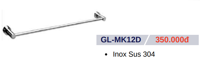 Máng khăn GOLICAA GL-MK12D