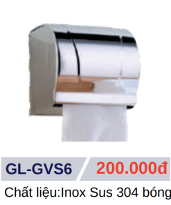 Hộp giấy vệ sinh GOLICAA GL-GVS6 - 7