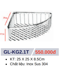 Kệ Góc Phòng Tắm GOLICAA GL-KG2.1T - 7