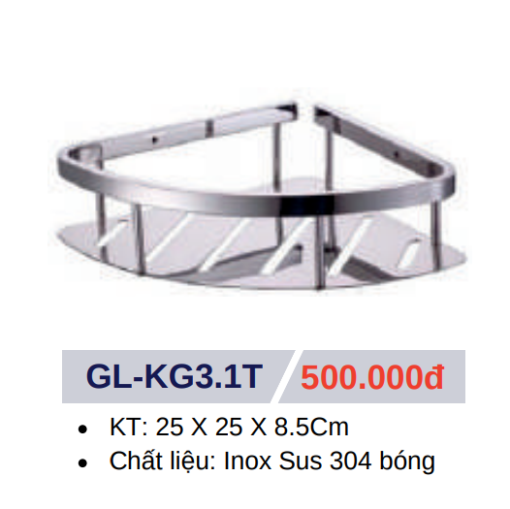Kệ góc GOLICAA GL-KG3.1T - 3