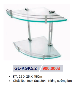 Kệ góc GOLICAA GL-KGK5.2T - 7