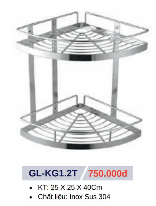 Kệ góc GOLICAA GL-KG1.2T - 3