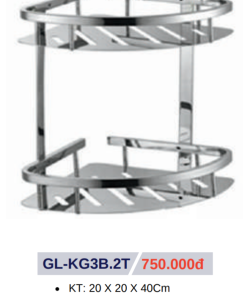 Kệ góc, kệ ngang GOLICAA GL-KG3B.2T - 8 Kệ góc, kệ ngang GOLICAA GL-KG3B.2T - 7