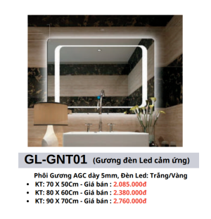 Gương đèn Led cảm ứng GOLICAA GL-GNT01 - 11