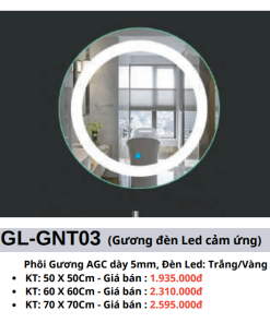 Gương đèn Led cảm ứng GOLICAA GL-GNT03 - 5