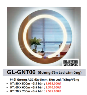 Gương đèn Led cảm ứng GOLICAA GL-GNT06 - 9