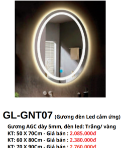 Gương đèn Led cảm ứng GOLICAA GL-GNT07 - 6 Gương đèn Led cảm ứng GOLICAA GL-GNT07 - 5